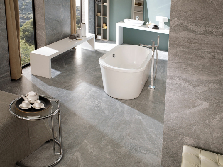 muebles modernos en el baño minimalista cuarto de bano minimalista moderno diseno blanco gris ideas