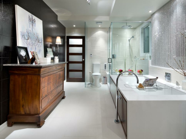 decoracion baños ideas muebles cortinas