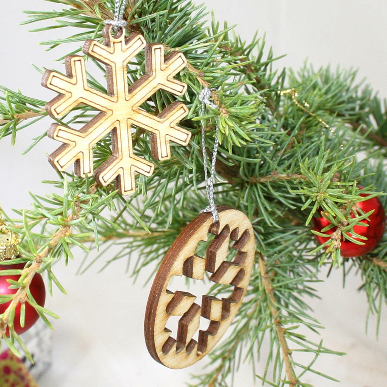decoración con madera para el árbol decoración con madera árbol