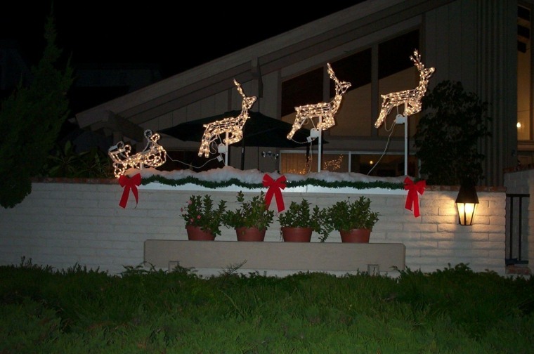decoración navideña para exterior