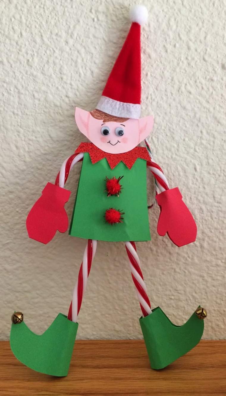 decoracion navidena para ninos elfo papa noel ideas