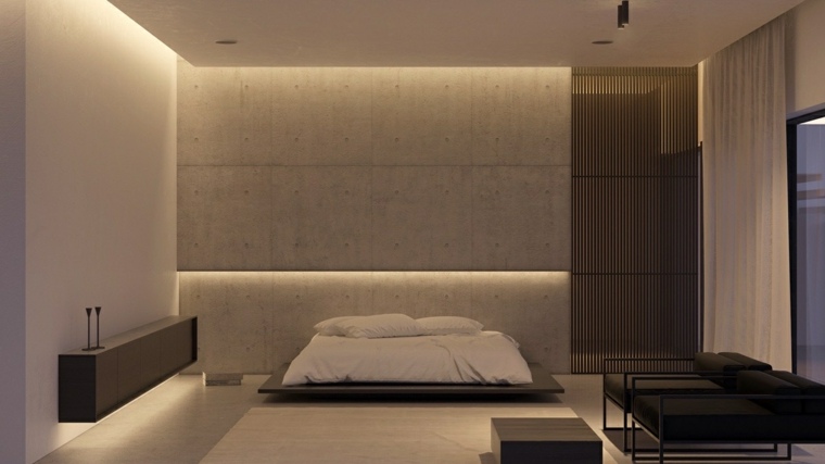 decorar dormitorio principal diseno minimalista industrial kdva architects ideas