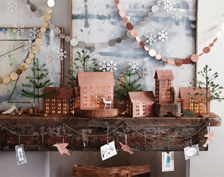 decorar en navidad salón