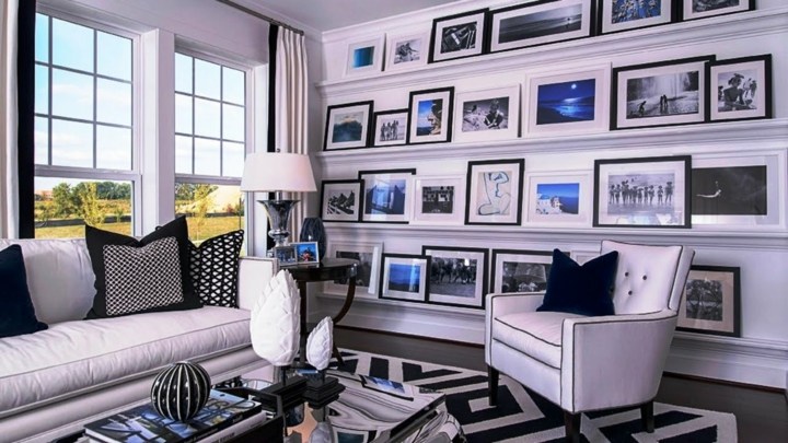 decorar paredes fotos elegantes formas cortinas