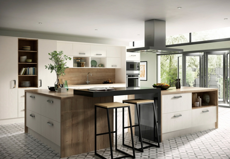 estilo escandinavo cocinas diseno espacios muy amplios ideas