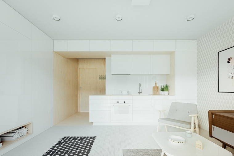 estilo escandinavo cocinas diseno minimalista amplia cocina ideas