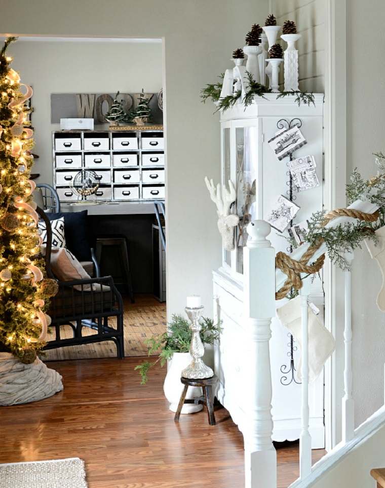 ideas decoracion navidad blanco bello ideas originales 