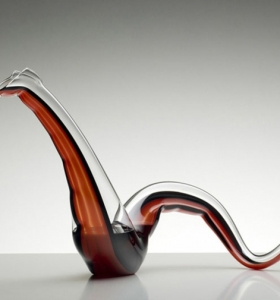 Jarras de cristal modernas para vino tinto