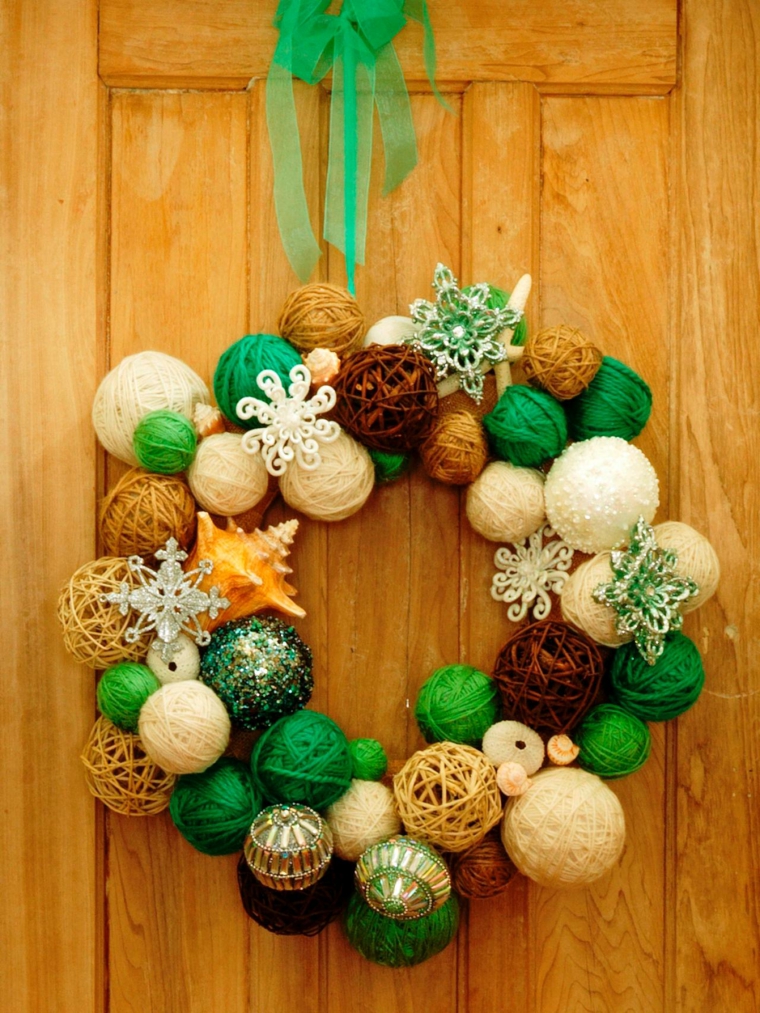 manualidades navideñas decorar puerta
