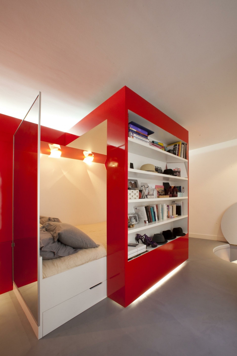  apartamento cama moderna mueble