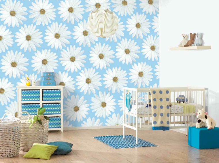 papel para forrar paredes habitación