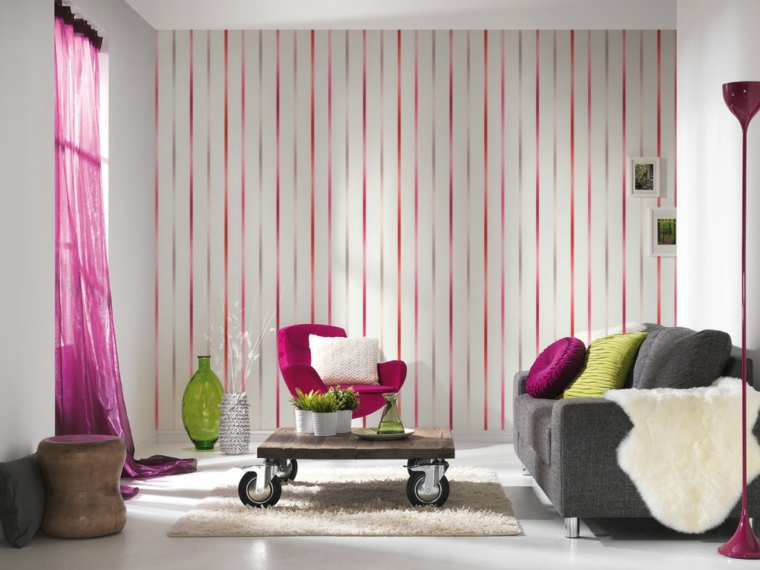 papel para paredes interiores casas
