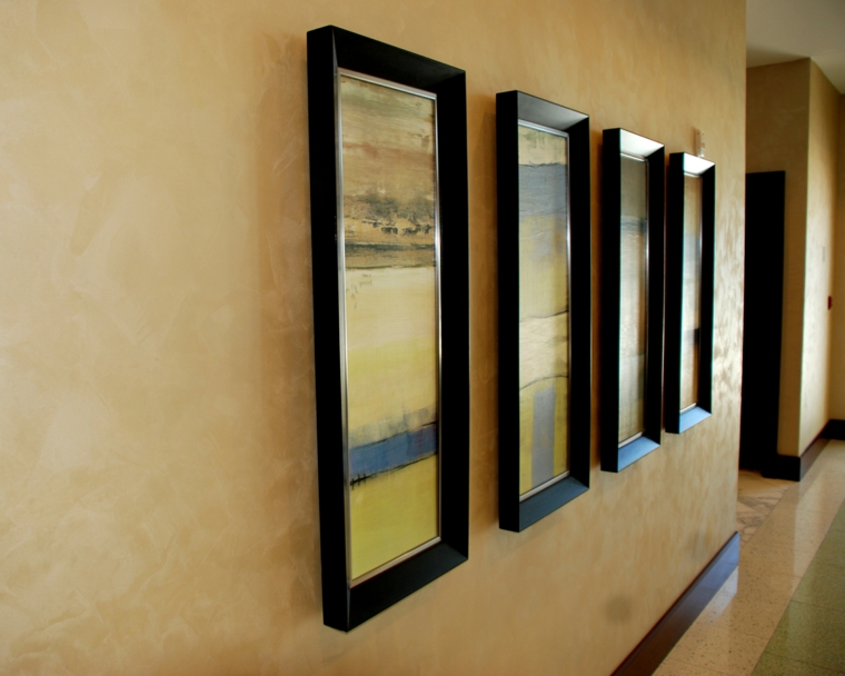 pared de color amarillo pintura para paredes decofinish diseno paredes ideas