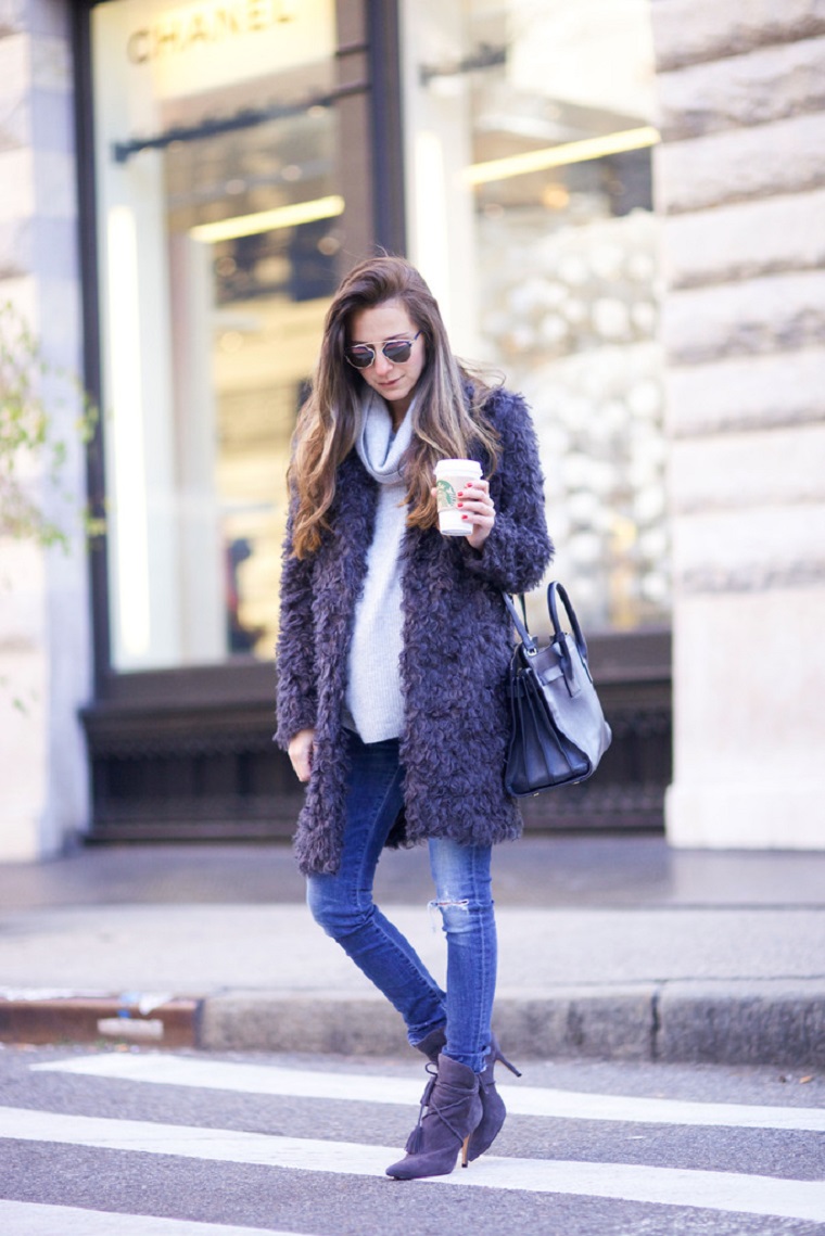 ropa premama opciones diseno invierno ideas