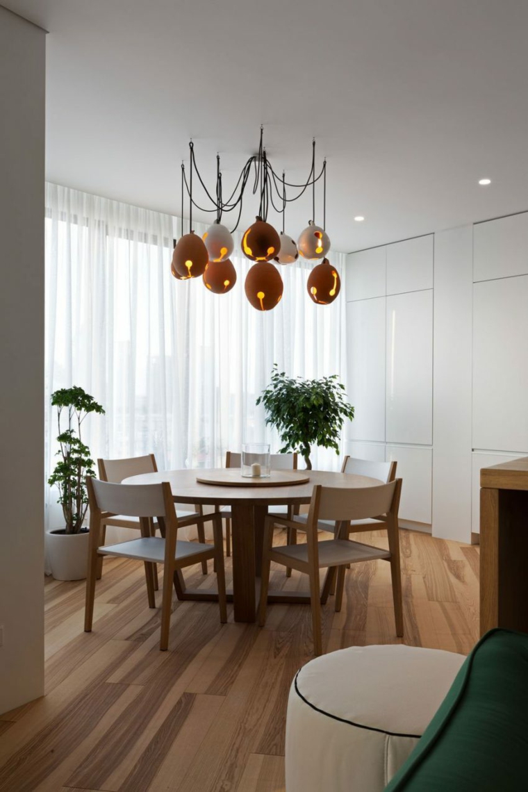 apartamento decoracion diseno minimalista comedor diseno moderno ideas
