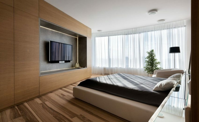 apartamento decoracion diseno minimalista dormitorio minimalista ideas