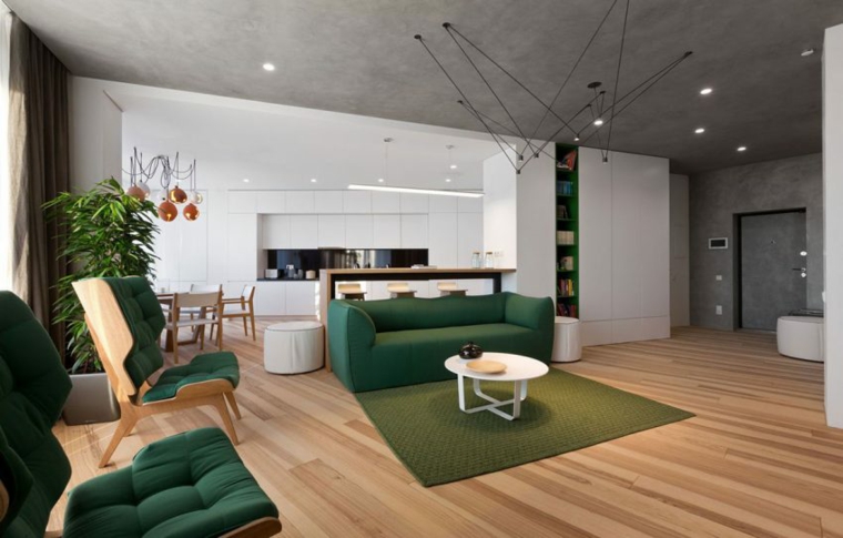 apartamento decoración diseno plano abierto ideas