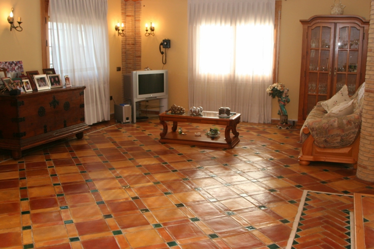 Azulejos rústicos para la decoración de los interiores