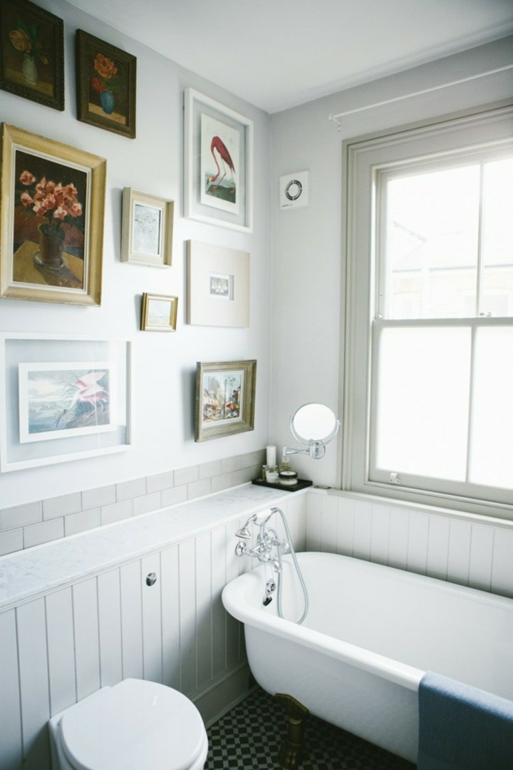detalle retro blanco en habitaciones banera detalle retro blanco colores fuentes