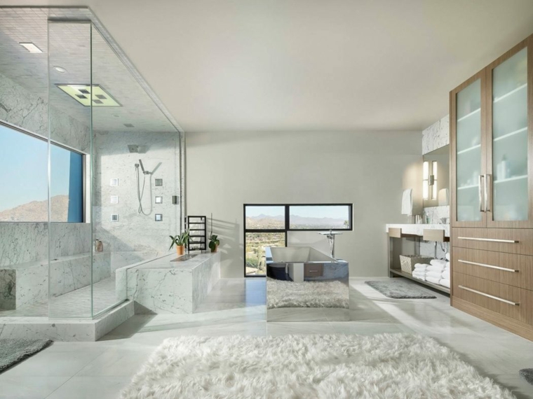 otro diseño de habitación convertida en baño bano lujoso amplio diseno moderno luster custom homes ideas