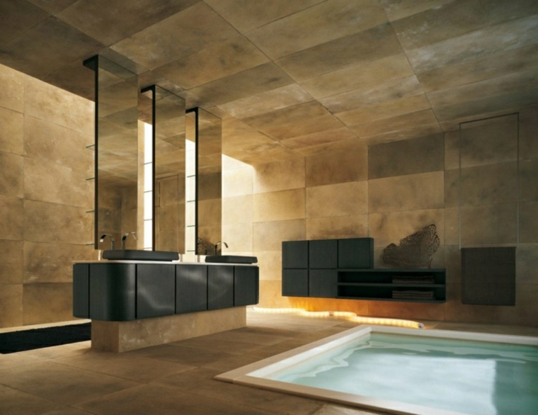 baño lujoso piscina grande baño moderno piscina grande
