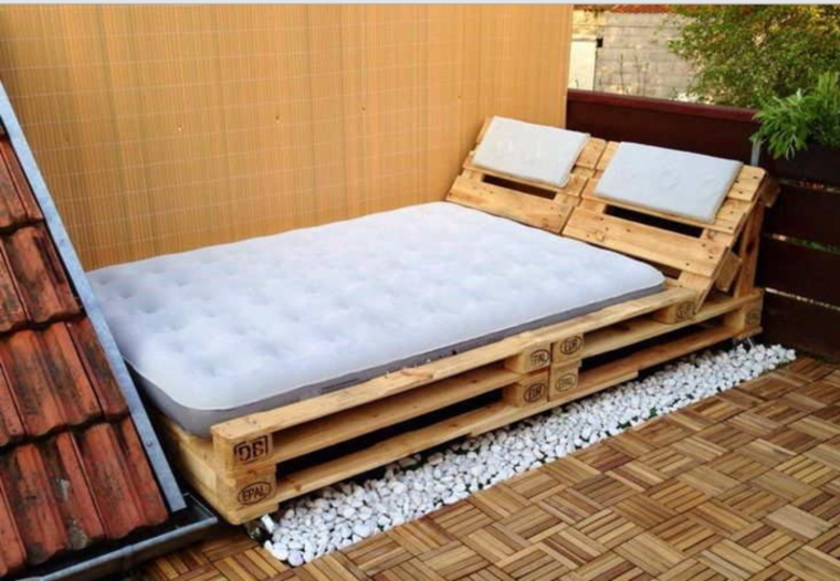 cama de madera palet