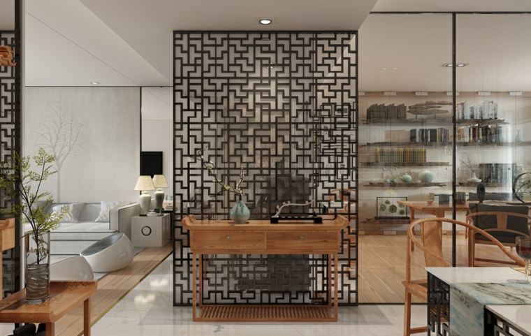 casa zen con muebles de madera casa zen separador parabanes muebles muebles