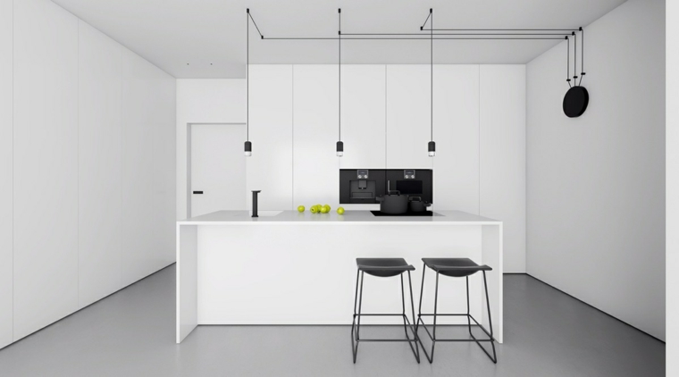 color negro cocinas especiales color negro cocinas lineas muebles verdes