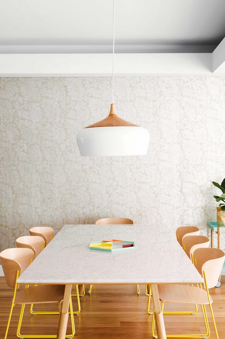 Comedores blancos con esplendor inigualable 24 ideas