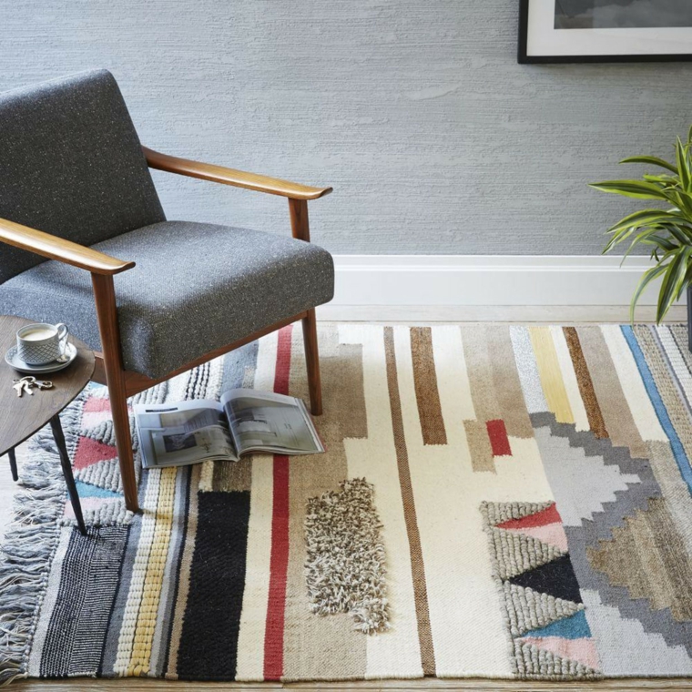 decoracion de interiores tendencias 2017 muebles simples alfombras ideas