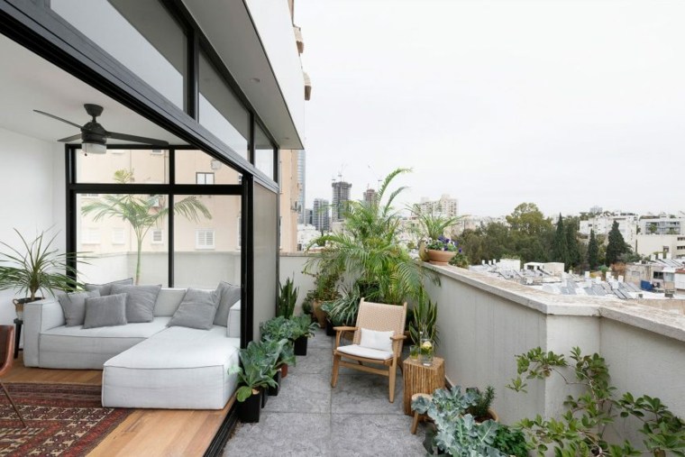 decoración apartamentos diseno moderno terraza ideas