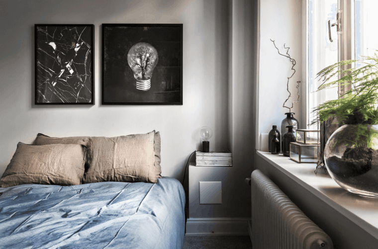 dormitorio moderno estilo nordico