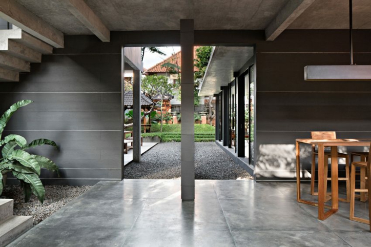 elegancia residencia rocas suelos espacios