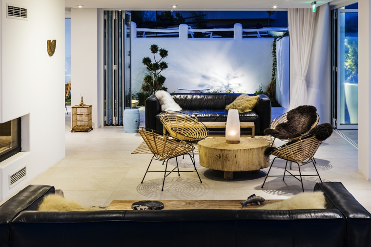 diseño de areas comunes en el hotel espacio salon comun moderno estilo puentes