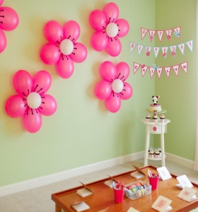 Adornos con globos - ideas geniales para decorar una fiesta