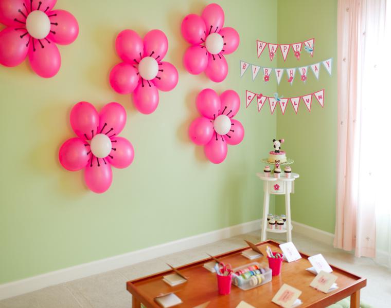 estupendas ideas adornos con globos