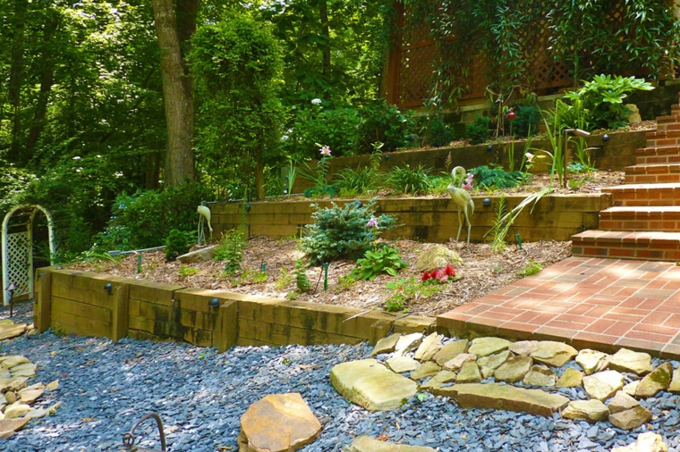 estupendo jardín con terrazas estupendo jardin varias terrazas