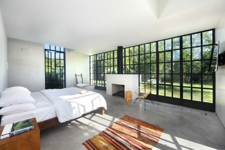 fotos de residencia modernas dormitorio ventanal luminoso ideas