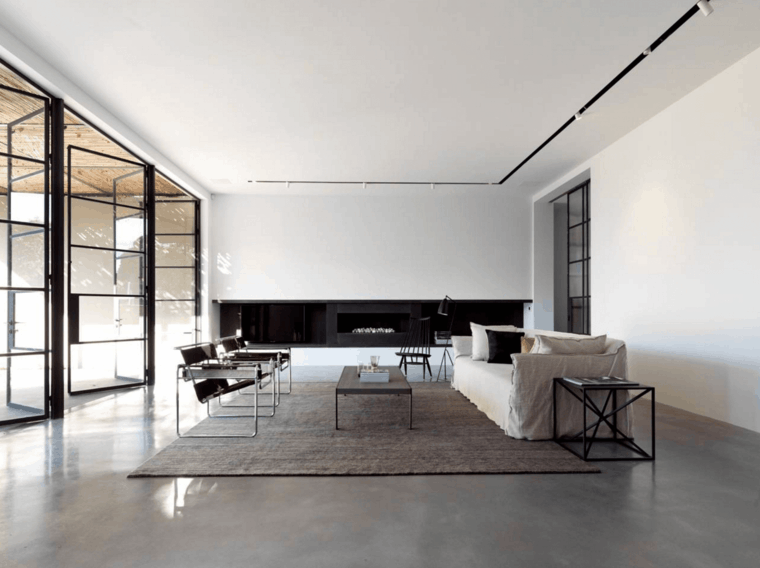 interiores modernos de estilo minimalista interiores modernos salón orignal