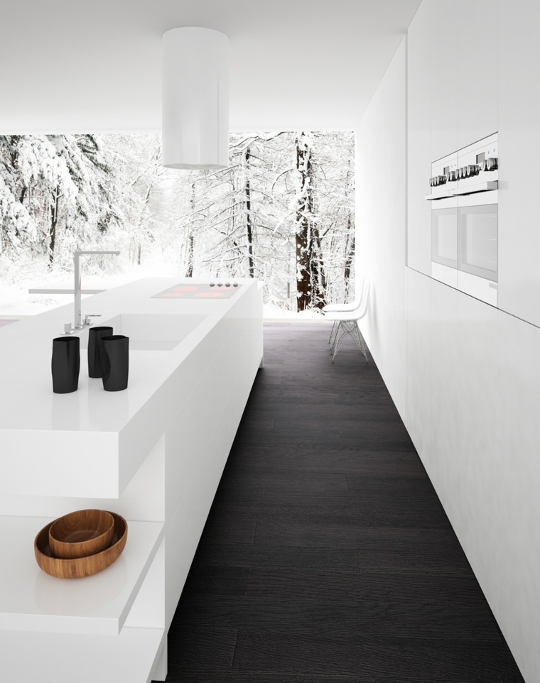 detalles conceptuales suelos negros minimalista madera detalles conceptuales suelos