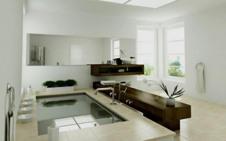 Modelos de cuartos de baño modernos - 42 diseños - Modelos de cuartos de baño modernos - 42 diseños -