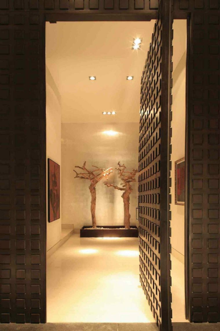 pasillo decoración diseño contemporáneo