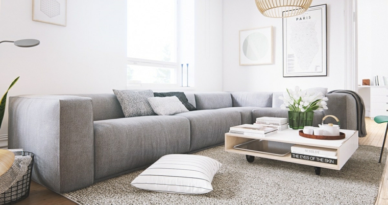 orden en lso salones modernos vivienda orden muebles conceptos almohadas