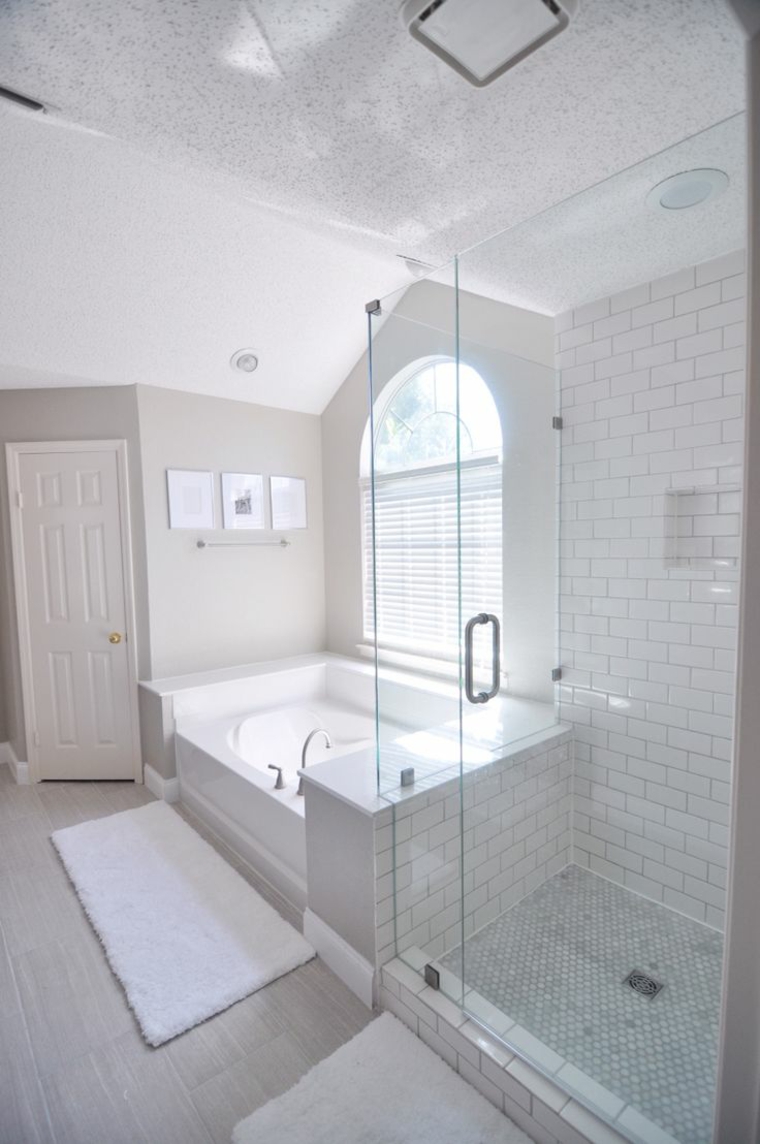 baño color blanco moderno