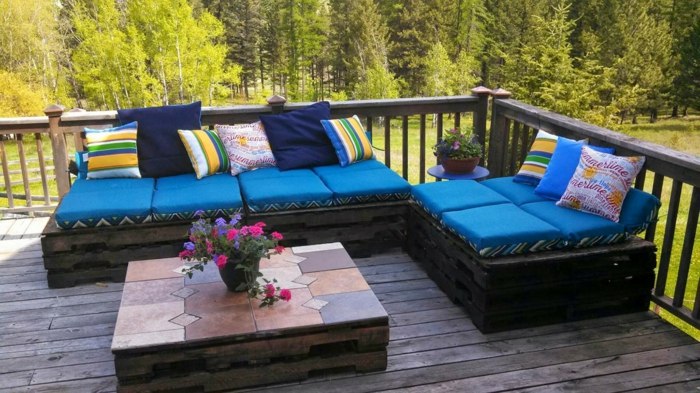 chill out palets muebles terraza madera sofa original ideas