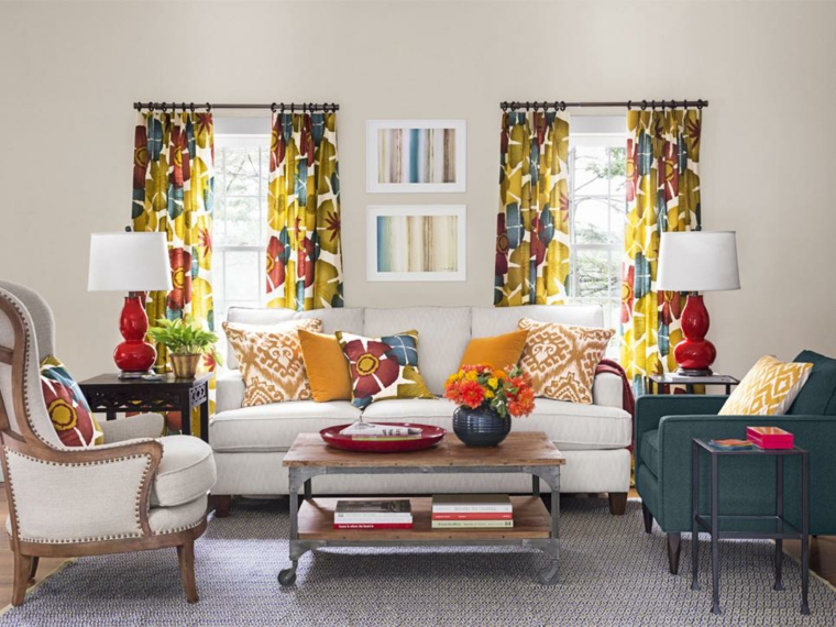 cortinas con variados detalles florales cortinas ventanas especiales muestras muebles