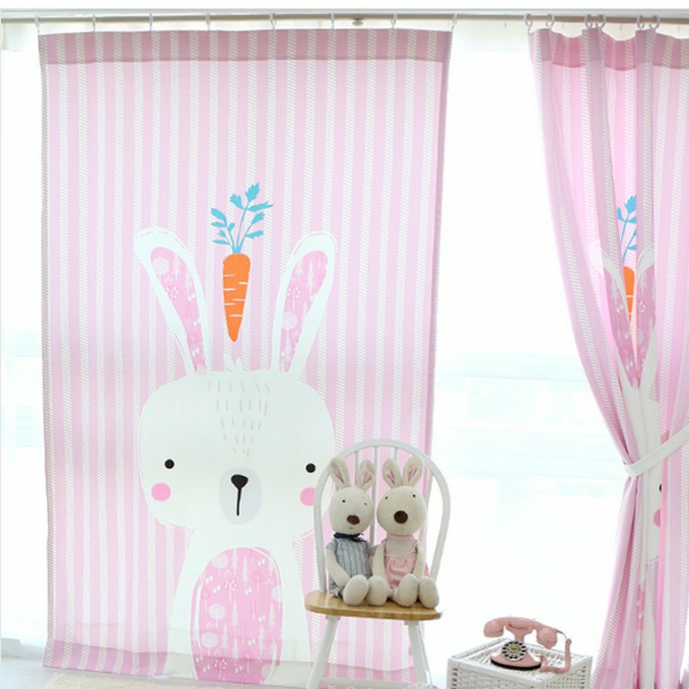 cortinas diseños personajes animados
