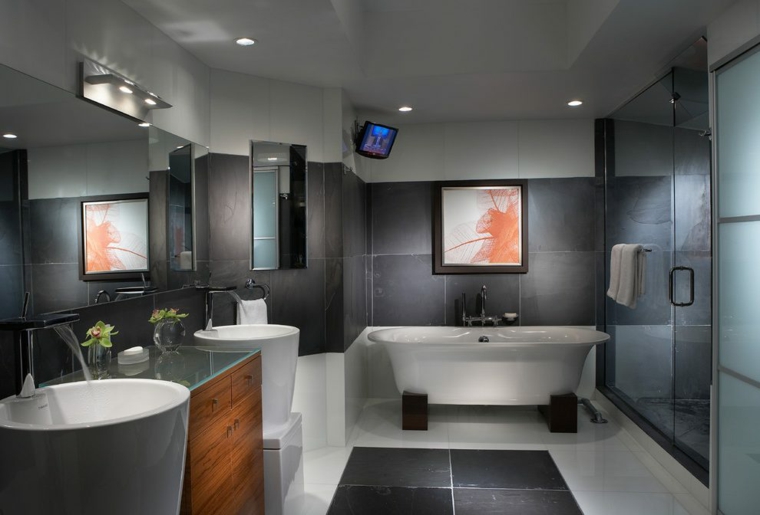 Condo Modern Bathroom Designs Cuadros para ba os modernos para decorar el interior