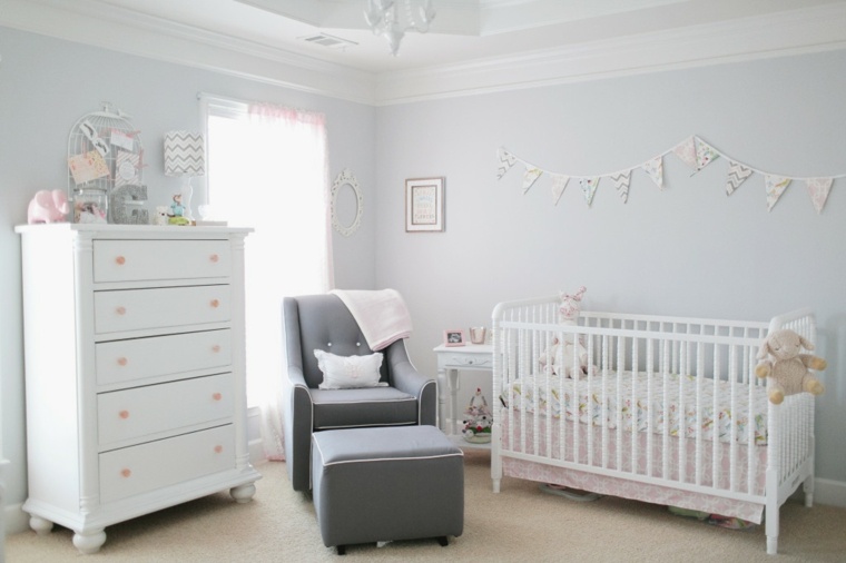 decoración habitación bebé niña