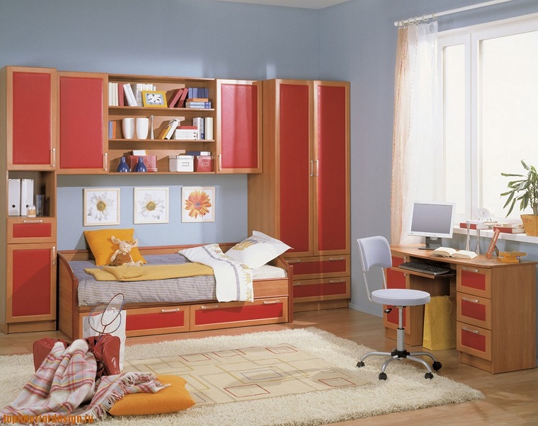 decoración habitaciones infantiles muebles clasicos ideas